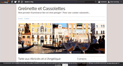 Desktop Screenshot of grelinettecassolettes.com